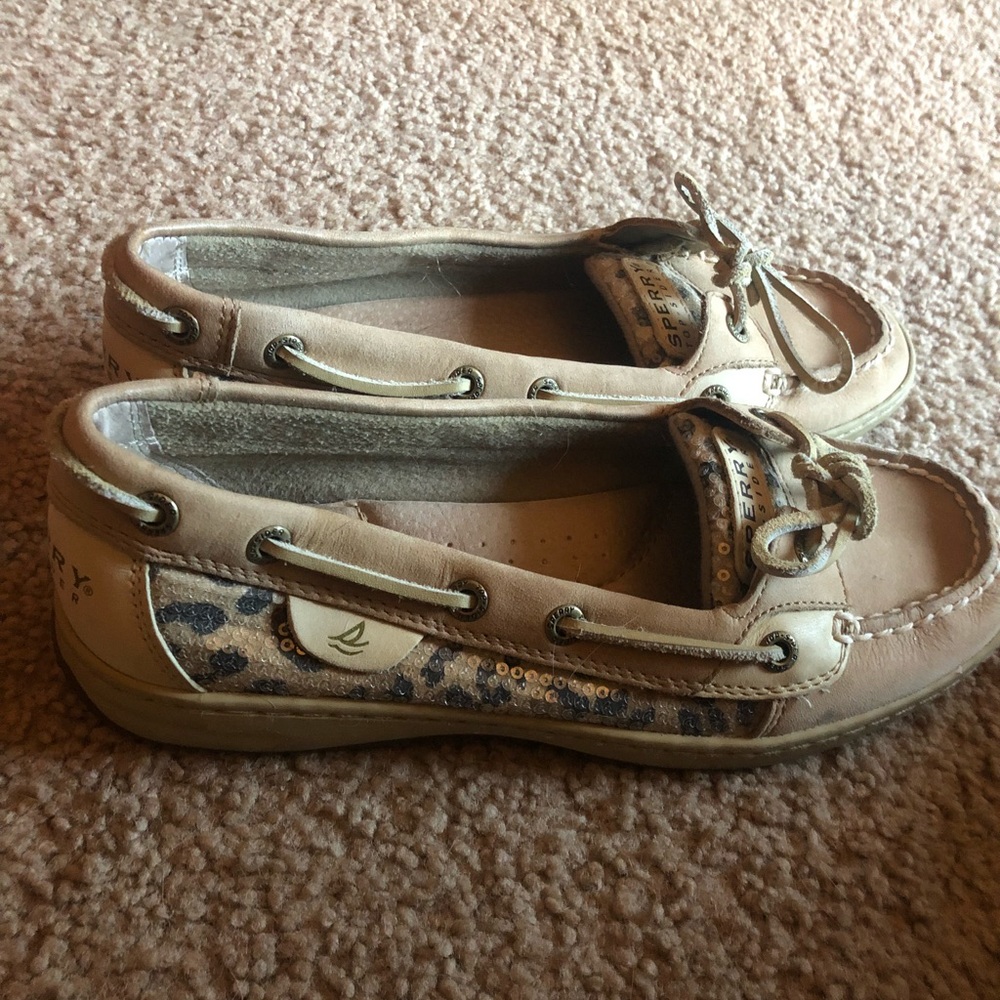 New Cheetah Leopard Print Sperry Boatshoes